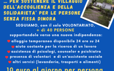 …SOLO CON IL VOLONTARIATO e SOLO CON LA CARITA’…